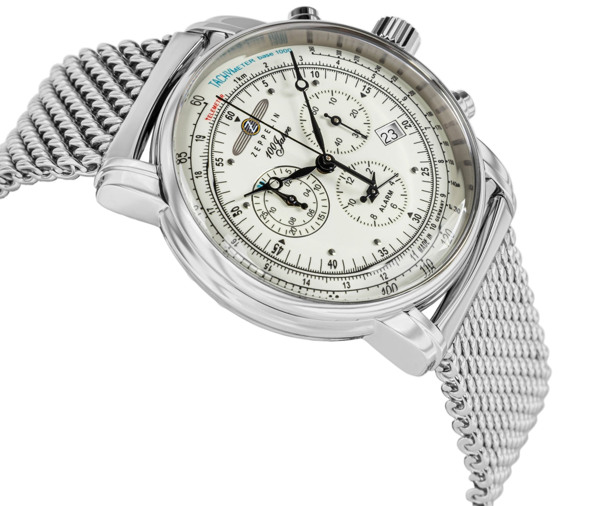Zegarek Męski ZEPPELIN 100 Jahre Chronograph 8680M-3 + BOX – zdjęcie 9
