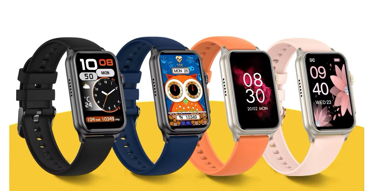 Smartwatch Damski RUBICON RNCF06 Tytan/Orange SMARUB221 – zdjęcie 11