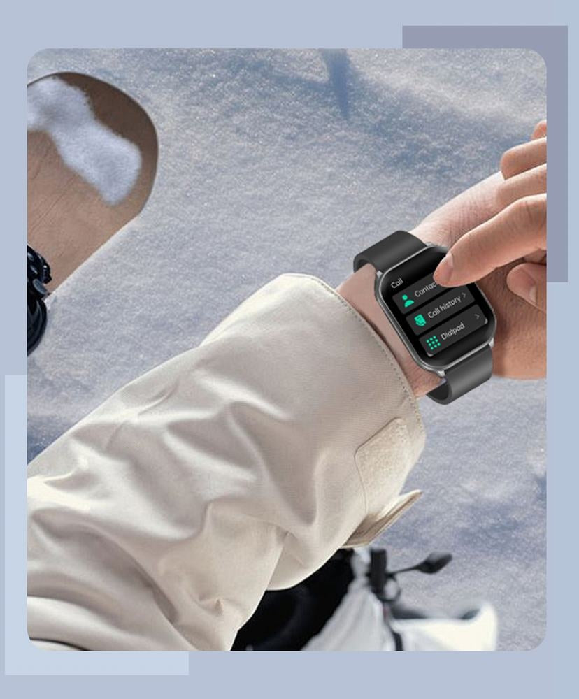 Smartwatch Męski GRAVITY GT28-1 Pasek + Bransoleta Czarny – zdjęcie 12