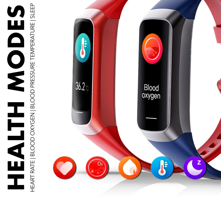 Smartband Damski RUBICON RNCF05 Silver/Grey SMARUB213 – zdjęcie 12