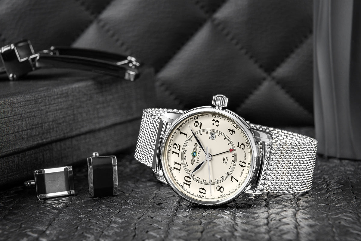Zegarek Męski ZEPPELIN LZ127 Graf Zeppelin GMT 7642M-5 + BOX – zdjęcie 8