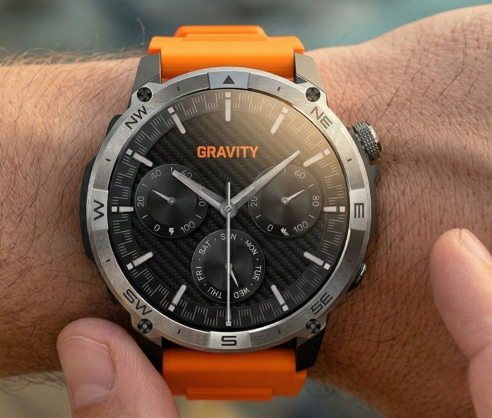 Smartwatch Gravity Czarny Pasek + Bransoleta GT46-4 – zdjęcie 16