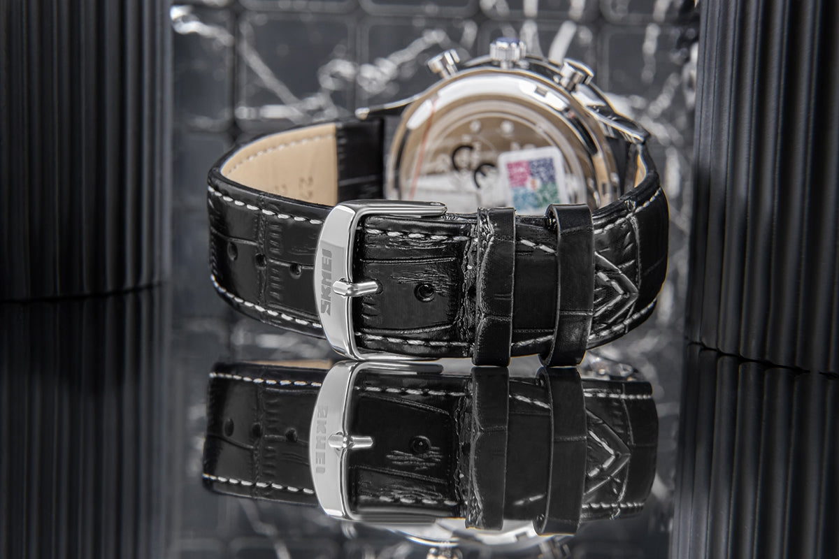 Zegarek Męski Skmei 9301SISIBK + BOX – zdjęcie 10