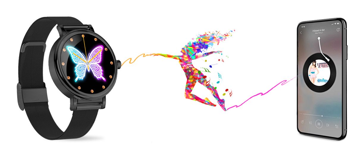 Zegarek Damski RUBICON SMARTWATCH RNBE64-3 BLACK – zdjęcie 16