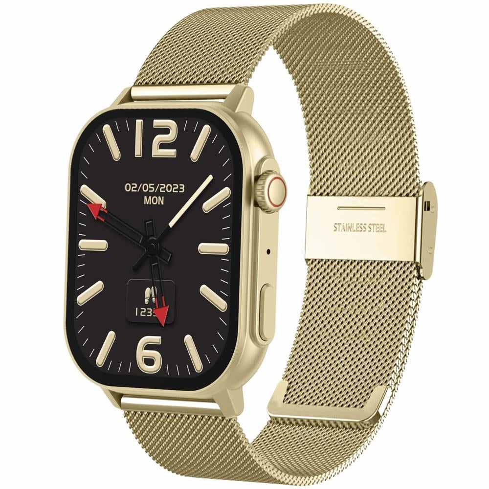 Smartwatch Damski GRAVITY GT15-11 Granatowy Pasek Silikonowy + Złota – zdjęcie 16