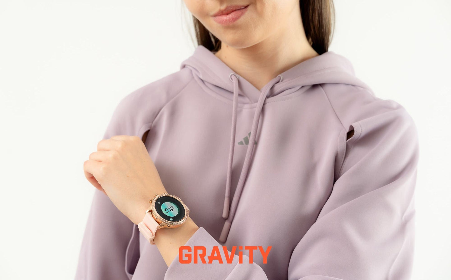 Smartwatch Gravity Różowe Złoto Pasek i Bransoleta GT5-5 – zdjęcie 16