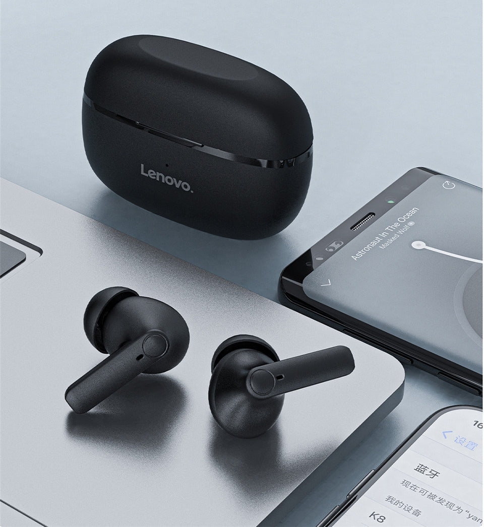 Słuchawki bezprzewodowe douszne LENOVO HT05 Czarne – zdjęcie 12