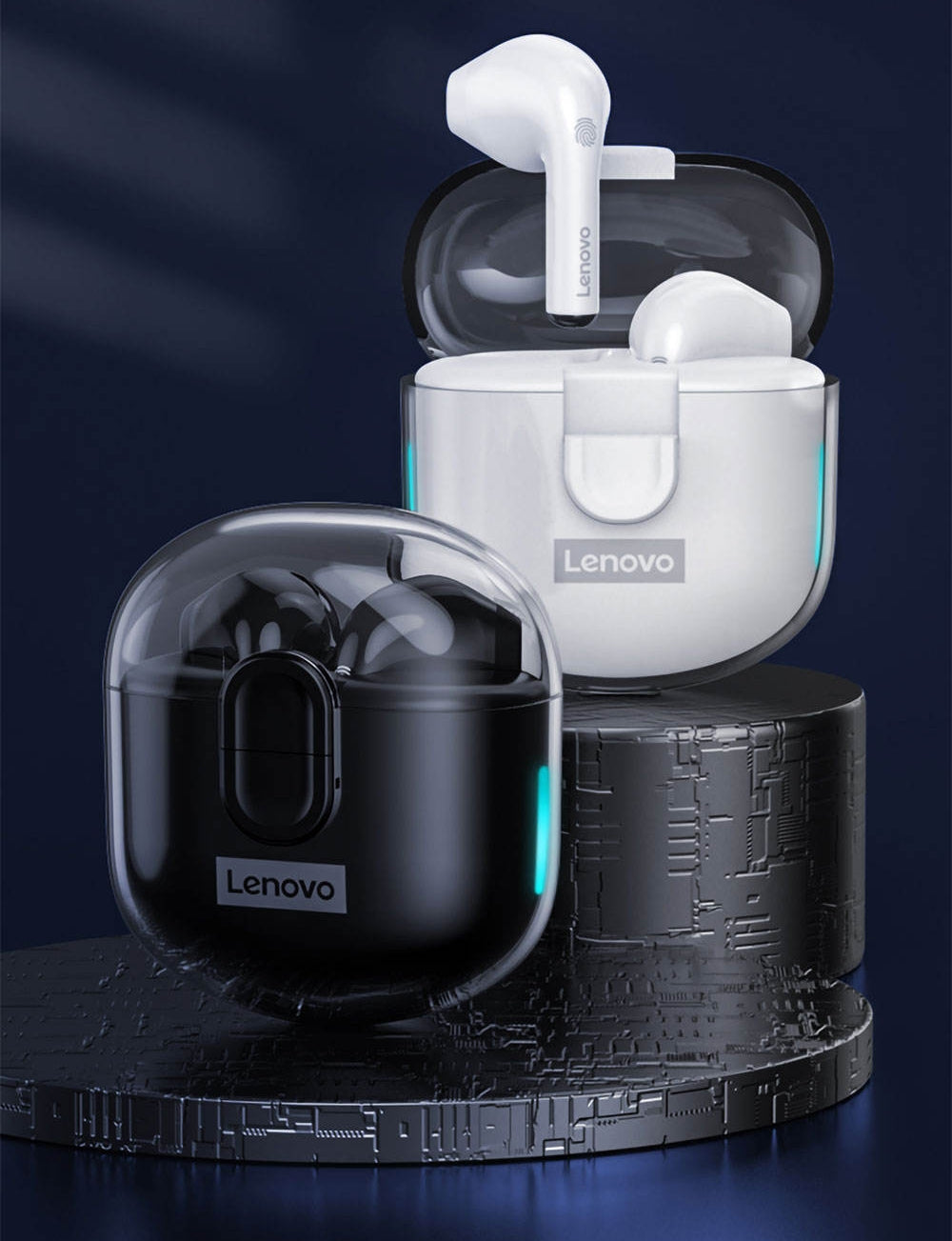 Słuchawki bezprzewodowe douszne LENOVO Thinkplus LivePods LP12 Białe – zdjęcie 3