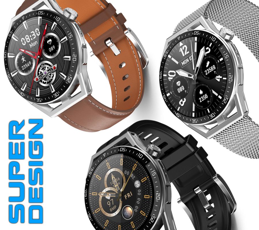 Smartwatch Rubicon RNCE88-1 Czarny- Czarny Pasek Silikonowy + Czarny – zdjęcie 16