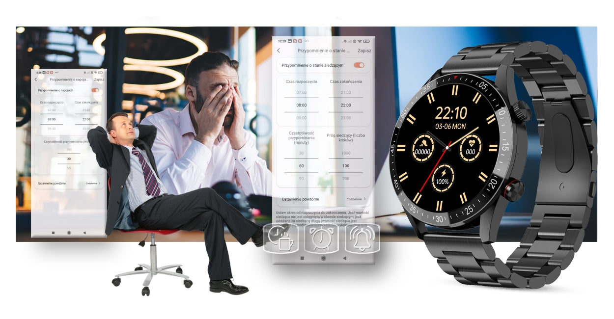 Smartwatch Męski Gravity GT4-2 – zdjęcie 16