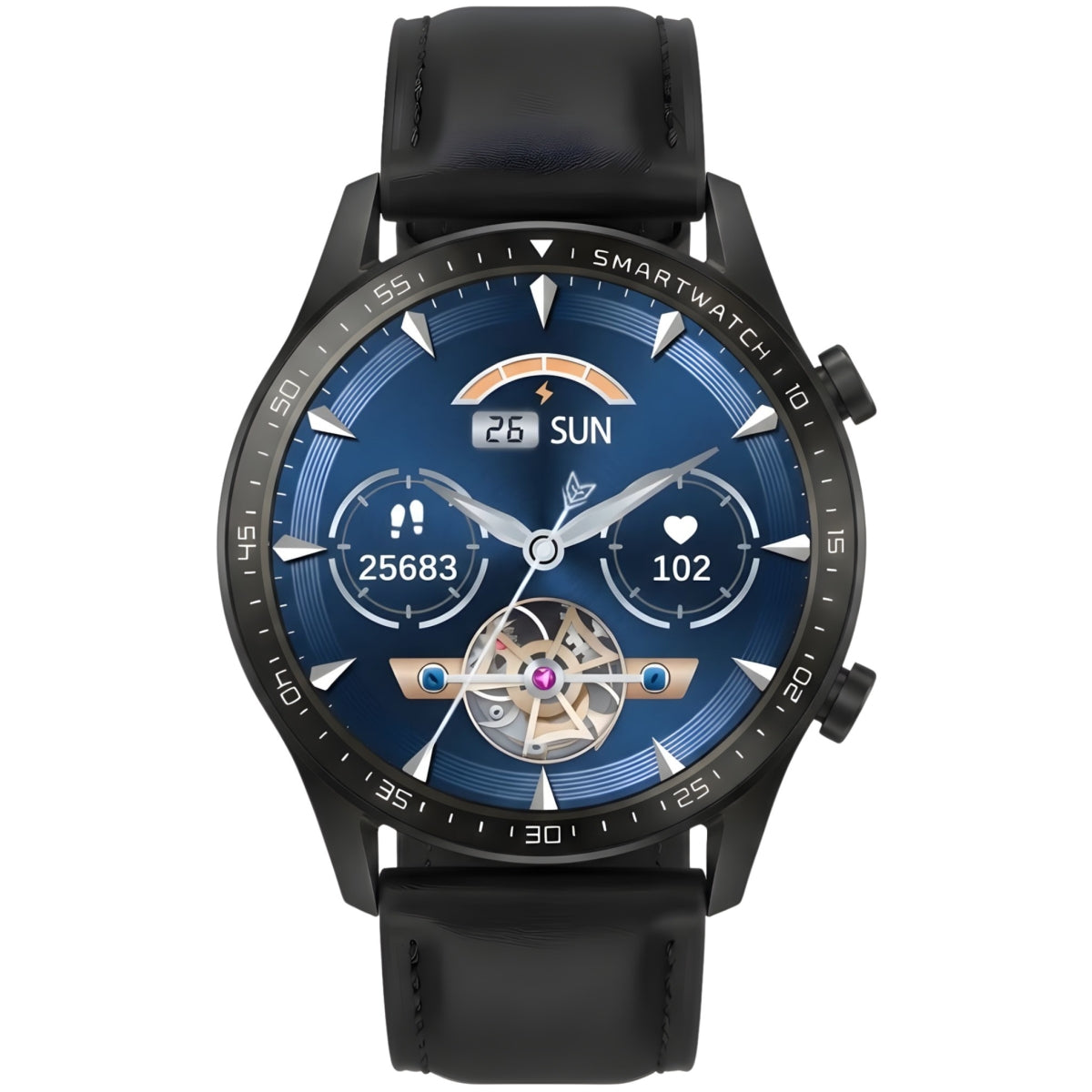 Smartwatch Gravity Czarny 2 Paski GT10-5 – zdjęcie 8