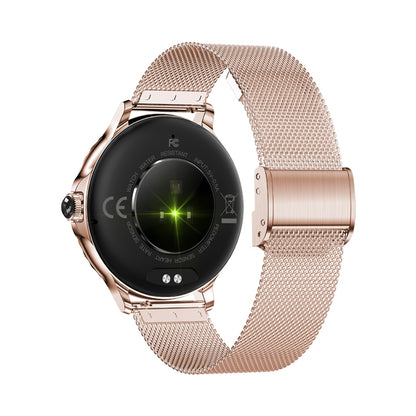 Smartwatch Damski VELTORI VT320-1 Złota Bransoleta + Różowy Pasek – zdjęcie 9