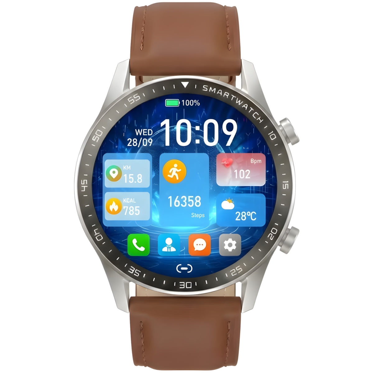 Smartwatch Gravity Srebrny 2 Paski GT10-8 – zdjęcie 11