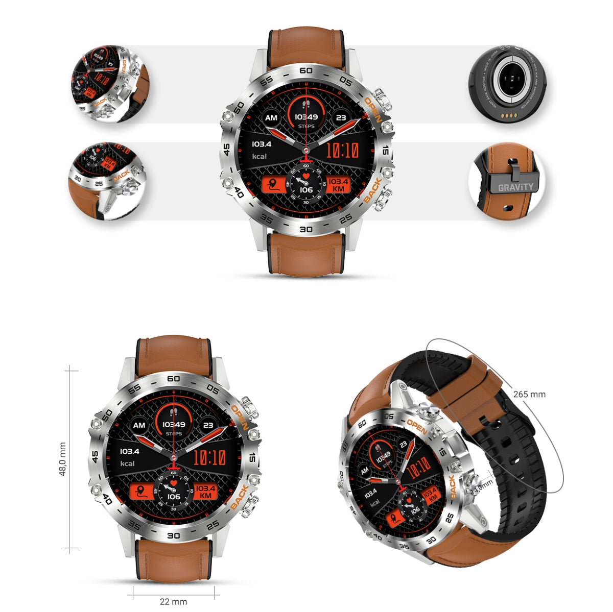 Smartwatch Gravity GT9-8 – zdjęcie 7