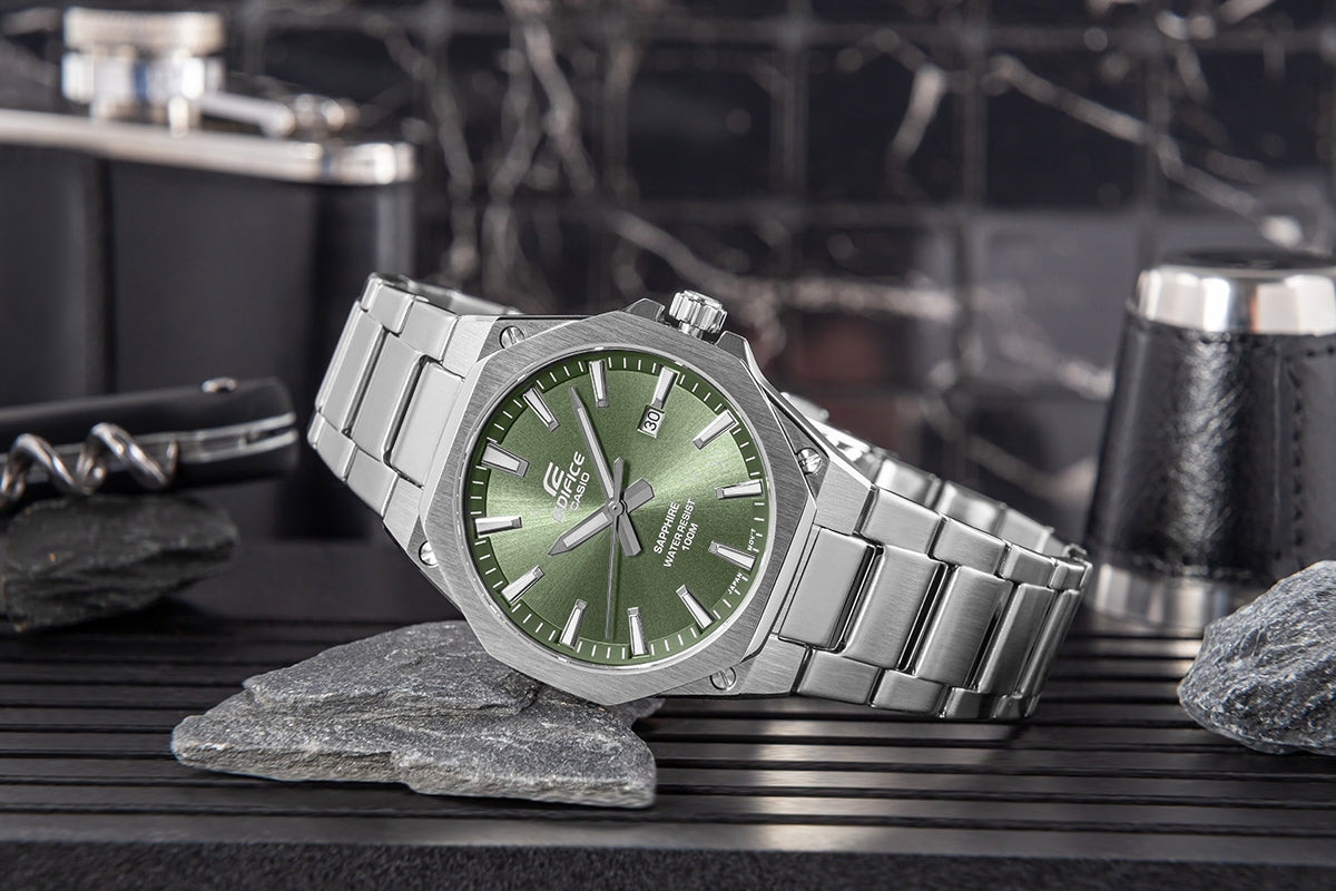 Zegarek Męski CASIO EDIFICE EFR-S108D-3AVUEF + BOX – zdjęcie 3