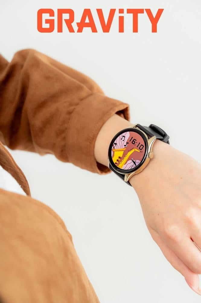 Smartwatch Gravity Złoty Pasek + Bransoleta GT11-1 – zdjęcie 3