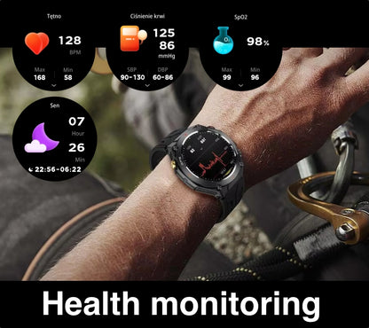 Smartwatch Męski Rubicon RNCF37-1 GPS BLACK – zdjęcie 10