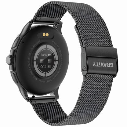 Smartwatch Damski GRAVITY GT12-1 Czarny Pasek Silikonowy + Czarna – zdjęcie 10