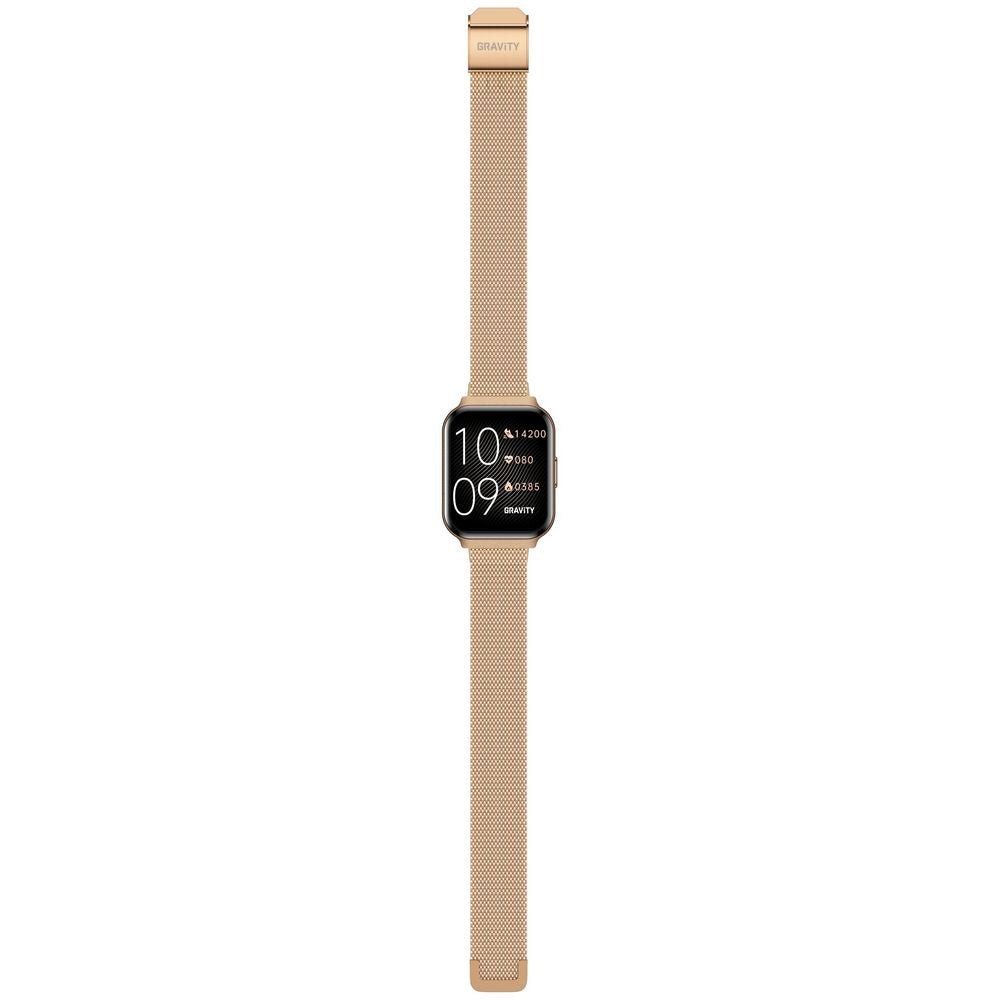 Smartwatch Gravity Różowe Złoto Pasek + Bransoleta GT44-2 – zdjęcie 10