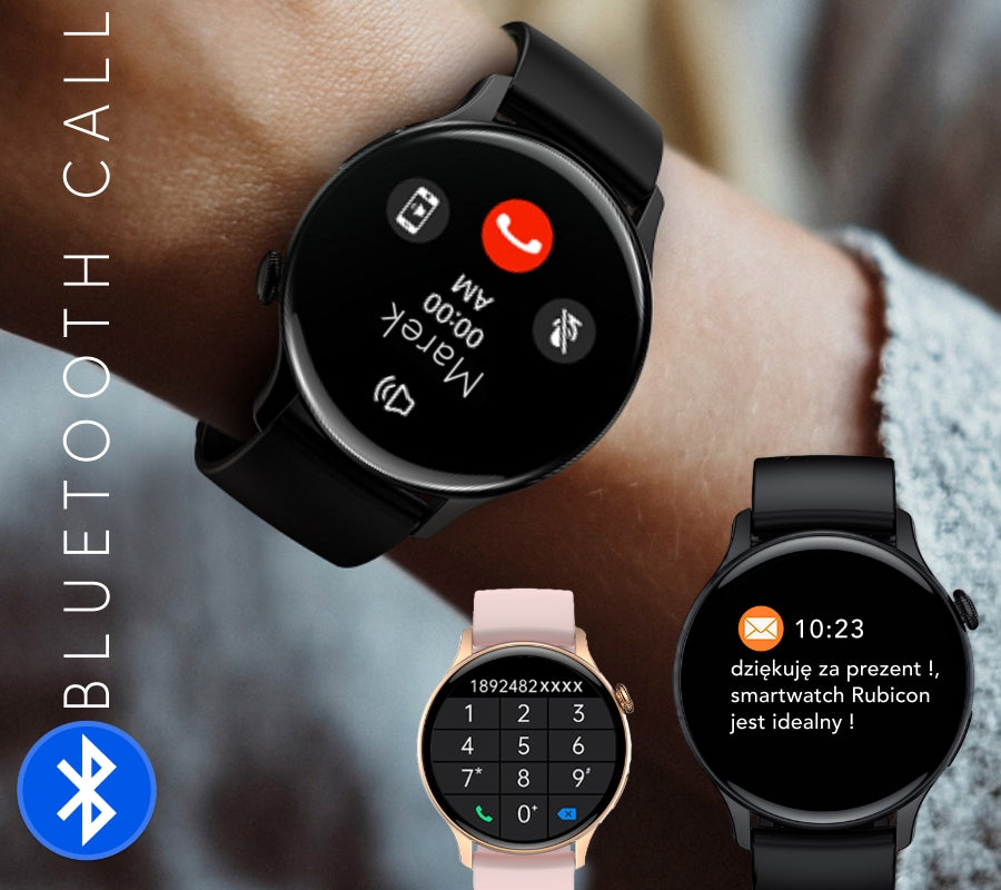 Smartwatch RUBICON RNCF10 Black SMARUB237 – zdjęcie 10