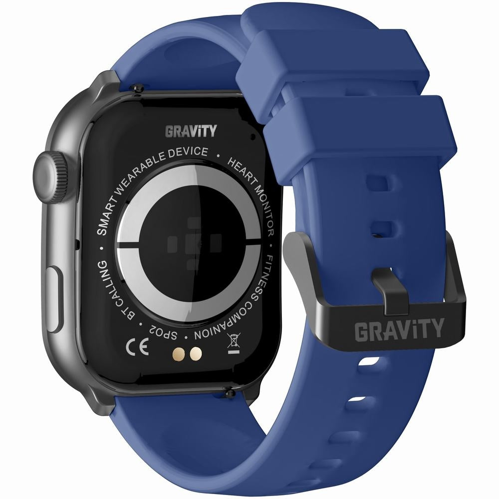 Smartwatch Męski GRAVITY GT28-3 Pasek + Bransoleta Granatowo Czarny – zdjęcie 10