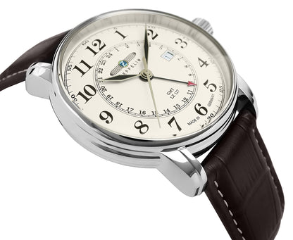 Zegarek Męski ZEPPELIN LZ127 Graf Zeppelin GMT 7642-5 + BOX – zdjęcie 4