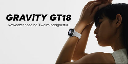 Smartwatch Damski GRAVITY GT18-3 Różowy Pasek Silikonowy + Granatowy Pasek – zdjęcie 2