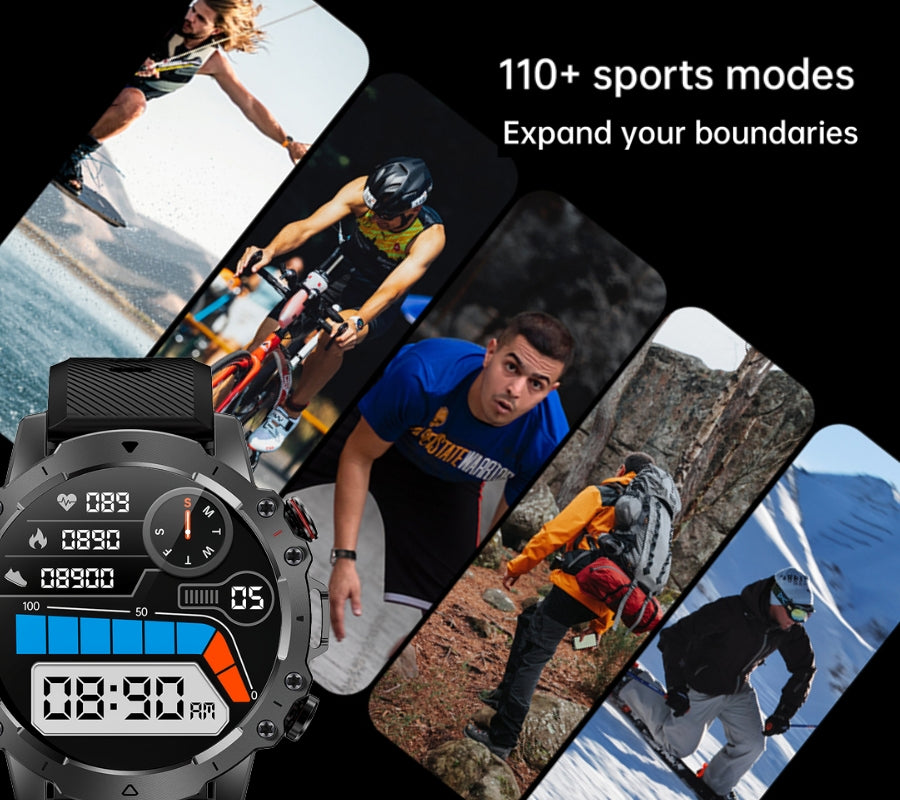 Smartwatch Męski Rubicon RNCF18-1 BLACK Bransoleta + Pasek – zdjęcie 10