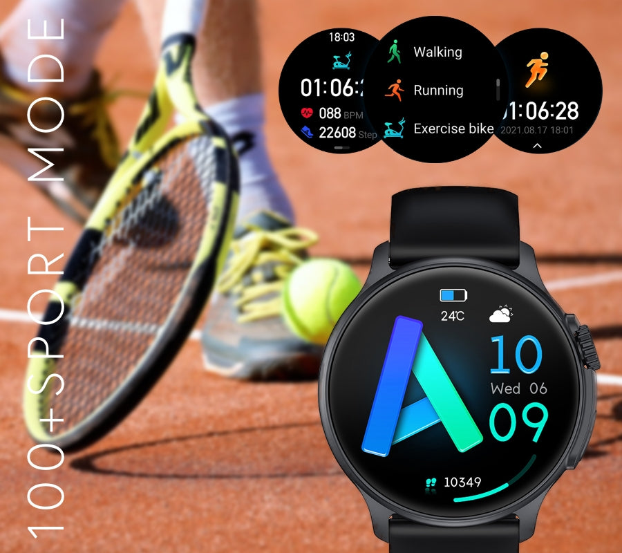 Smartwatch Męski RUBICON RNCF12 Tytan/Orange SMARUB245 – zdjęcie 10