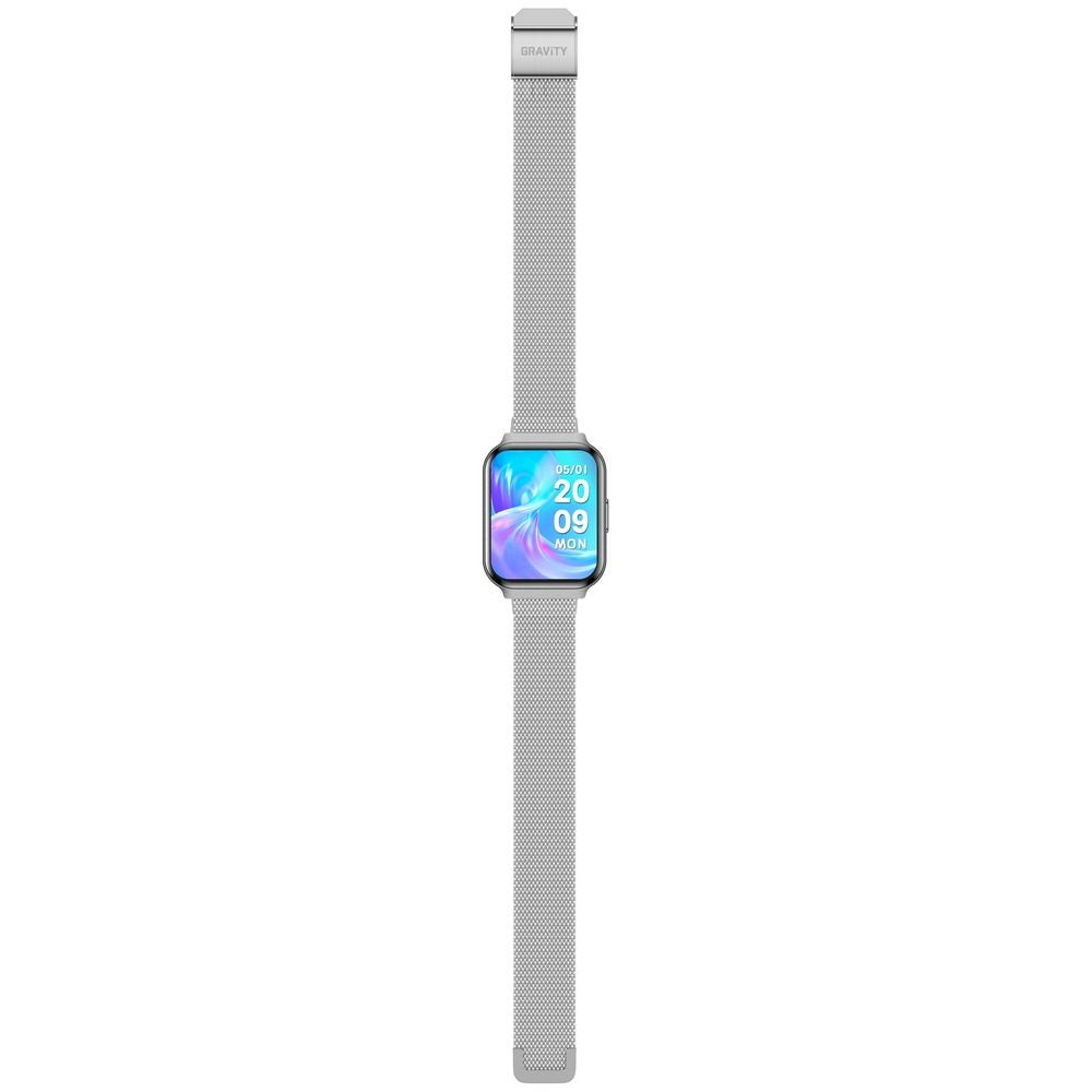 Smartwatch Gravity Srebrny Pasek + Bransoleta GT44-4 – zdjęcie 10