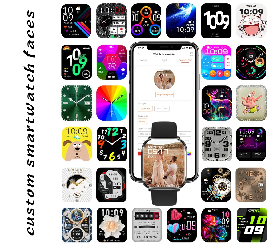 Smartwatch Damski Rubicon RNCF31 ROSE GOLD Bransoleta + 2 Paski – zdjęcie 9