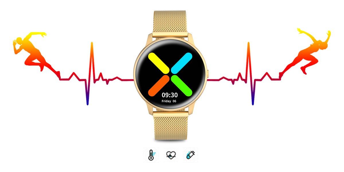 Damski SMARTWATCH G.Rossi SW015-5 Złoty – zdjęcie 10