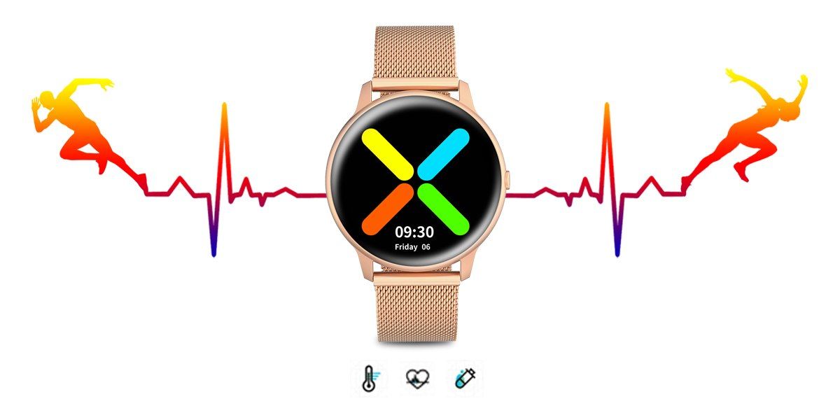 Damski SMARTWATCH G.Rossi SW015-4 Różowe złoto – zdjęcie 10