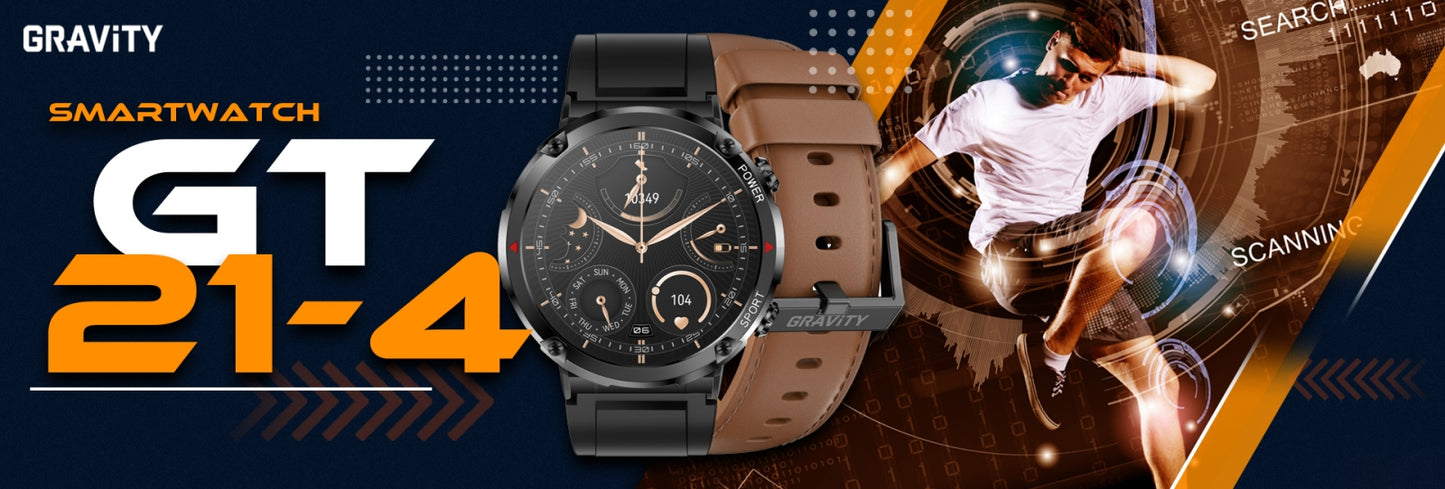 Smartwatch Gravity GT21-4 + Czarny Pasek Silikonowy – zdjęcie 10