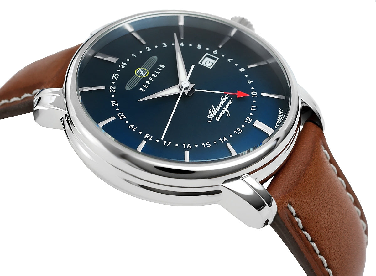 Zegarek Męski ZEPPELIN Atlantic Timezone 8442-3 + BOX – zdjęcie 4