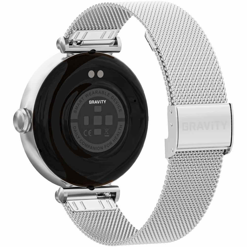 Smartwatch Gravity Srebrno Biały 2 Paski GT26-8 – zdjęcie 10