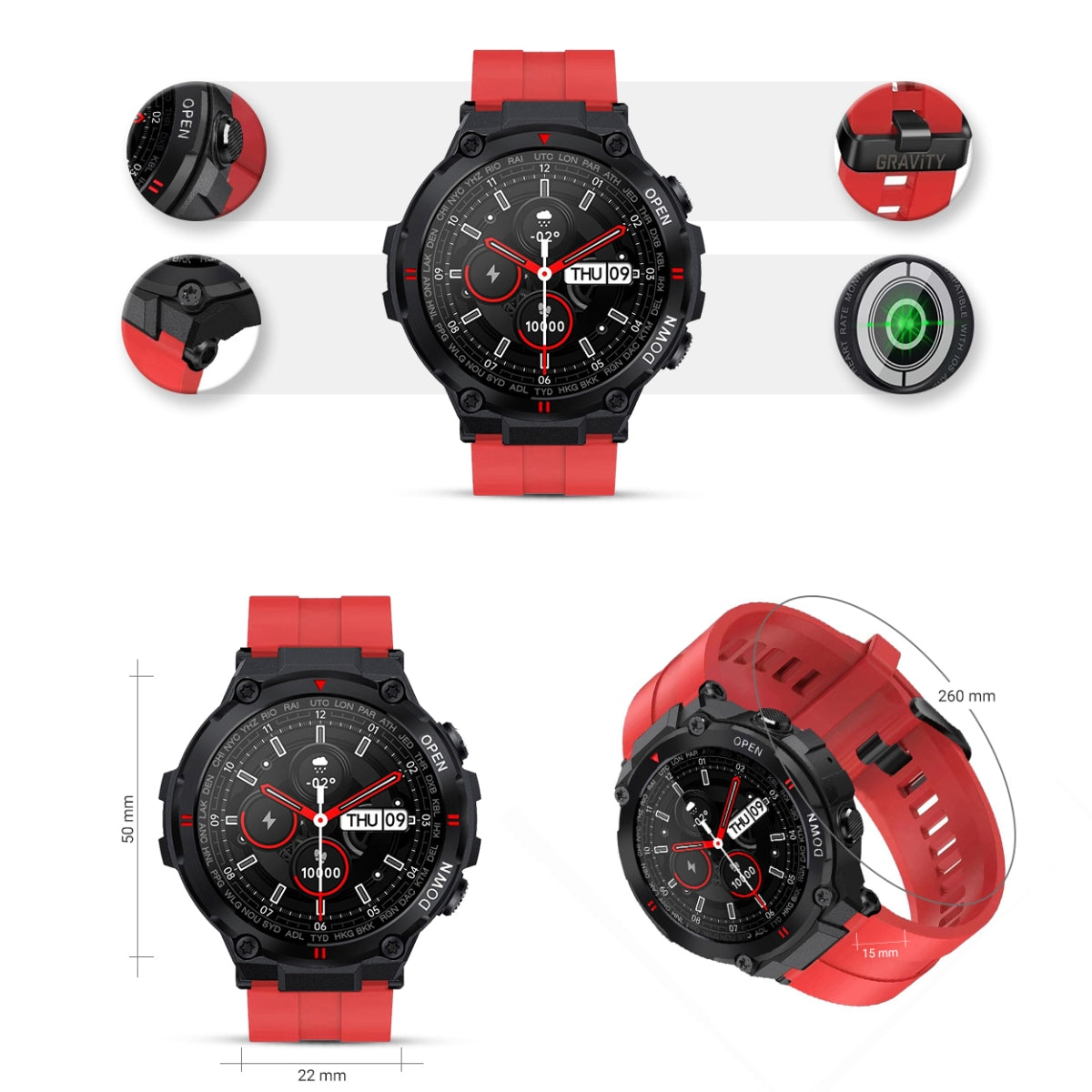 Smartwatch Gravity GT7-5 – zdjęcie 5