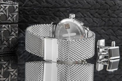 Zegarek Męski ZEPPELIN LZ127 Graf Zeppelin GMT 7642M-5 + BOX – zdjęcie 6