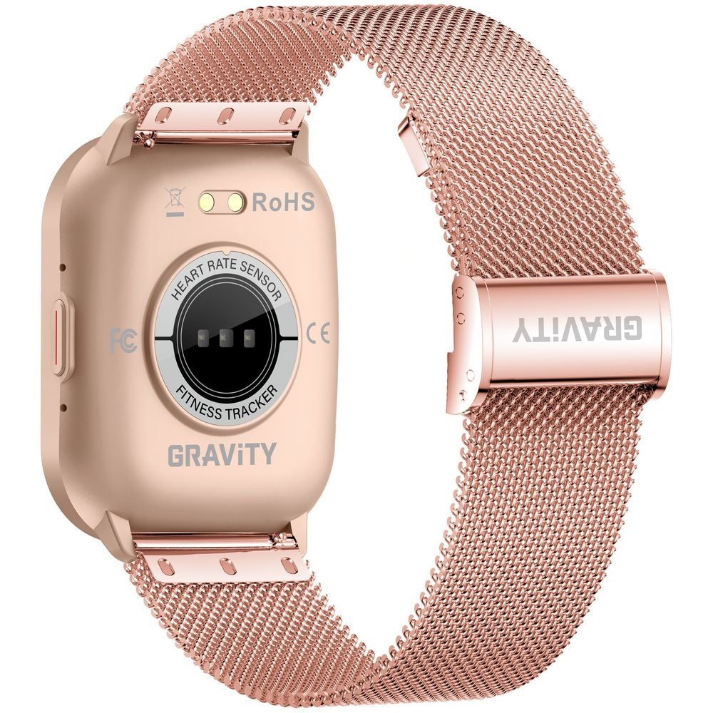 Smartwatch Gravity Różowy Pasek + Bransoleta GT43-1 – zdjęcie 10