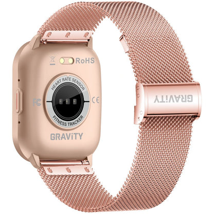 Smartwatch Gravity Różowy Pasek + Bransoleta GT43-1 – zdjęcie 10