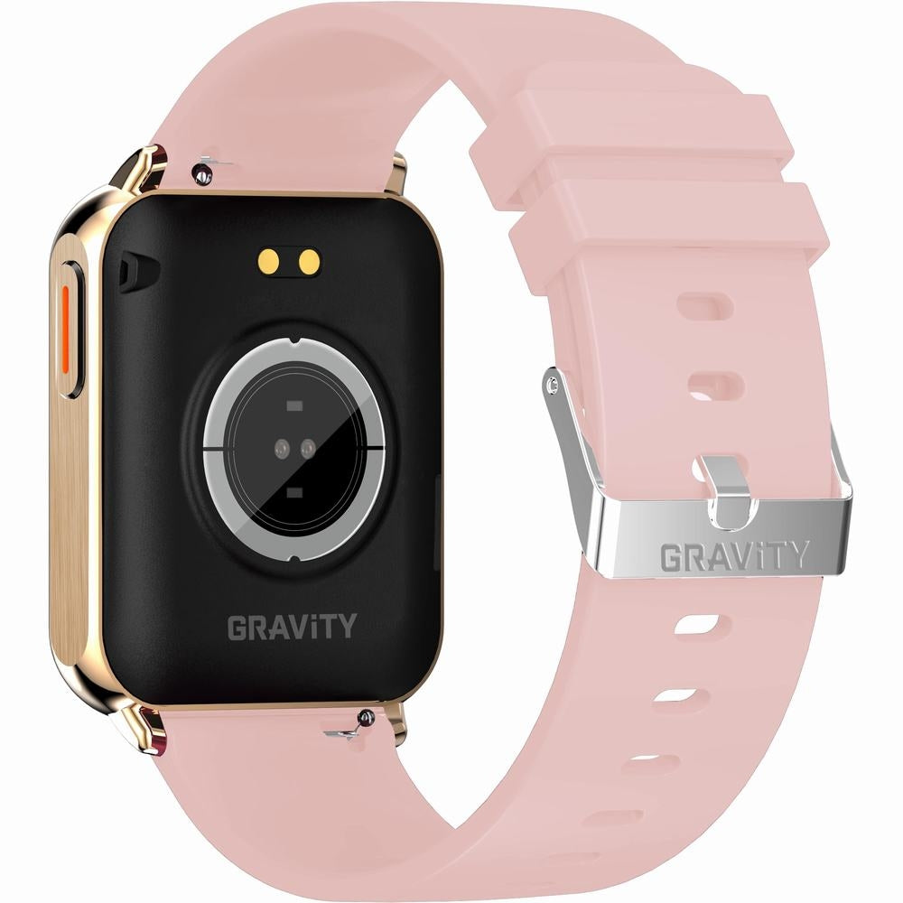 Smartwatch Gravity Różowe Złoto Różowy 2 Paski GT17-1 – zdjęcie 11