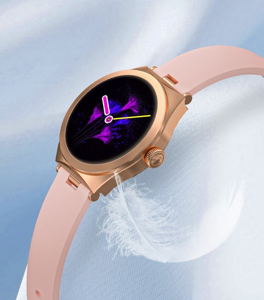 Smartwatch Gravity Różowe Złoto Różowy GT25-2 – zdjęcie 11