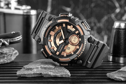 Zegarek Męski CASIO Gerton AEQ-110W-1A3VDF + BOX – zdjęcie 6