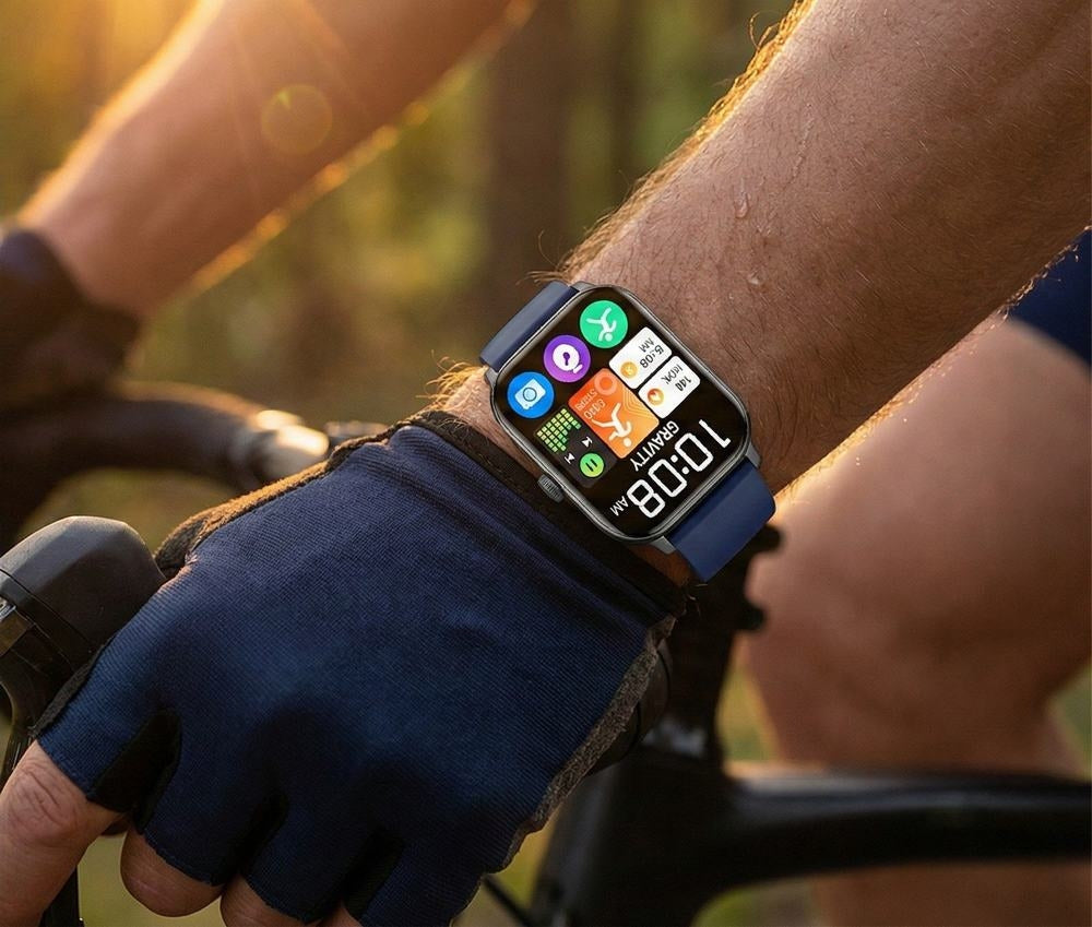 Smartwatch Gravity Czarny Niebieski GT36-6 – zdjęcie 11