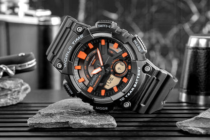 Zegarek Męski CASIO Gerton AEQ-110W-1A2VDF + BOX – zdjęcie 6