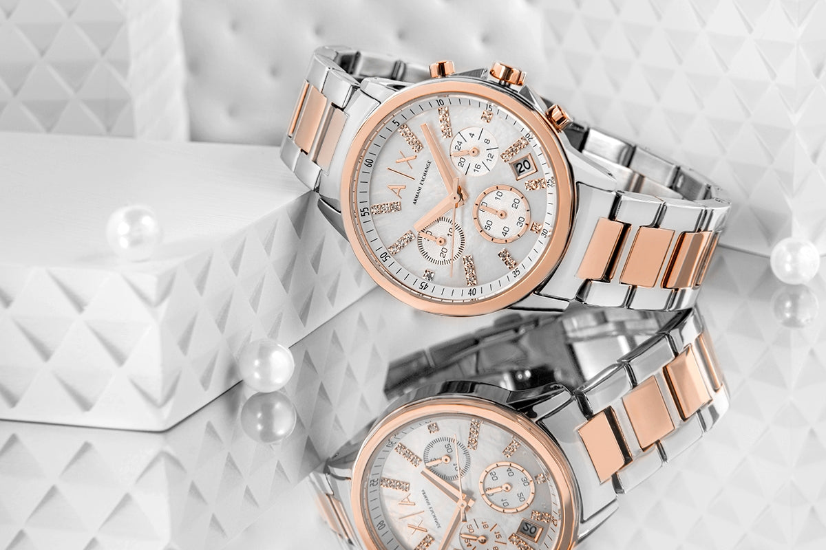 Zegarek Damski ARMANI EXCHANGE Banks Chronograph AX4331 + BOX – zdjęcie 2