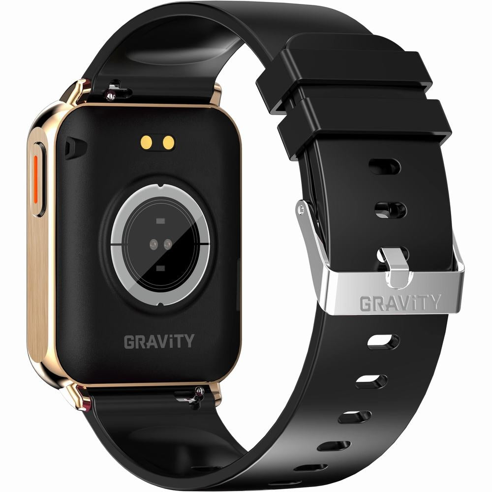Smartwatch Gravity Różowe Złoto Czarny 2 Paski GT17-5 – zdjęcie 11