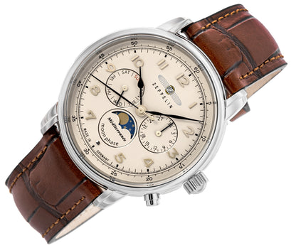 Zegarek Męski ZEPPELIN LZ121 Mediterranee Moonphase 9636-5 + BOX – zdjęcie 4