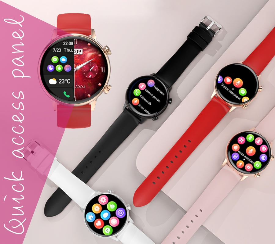 Smartwatch Damski RUBICON RNCF09 Rose Gold/Pink SMARUB234 – zdjęcie 11