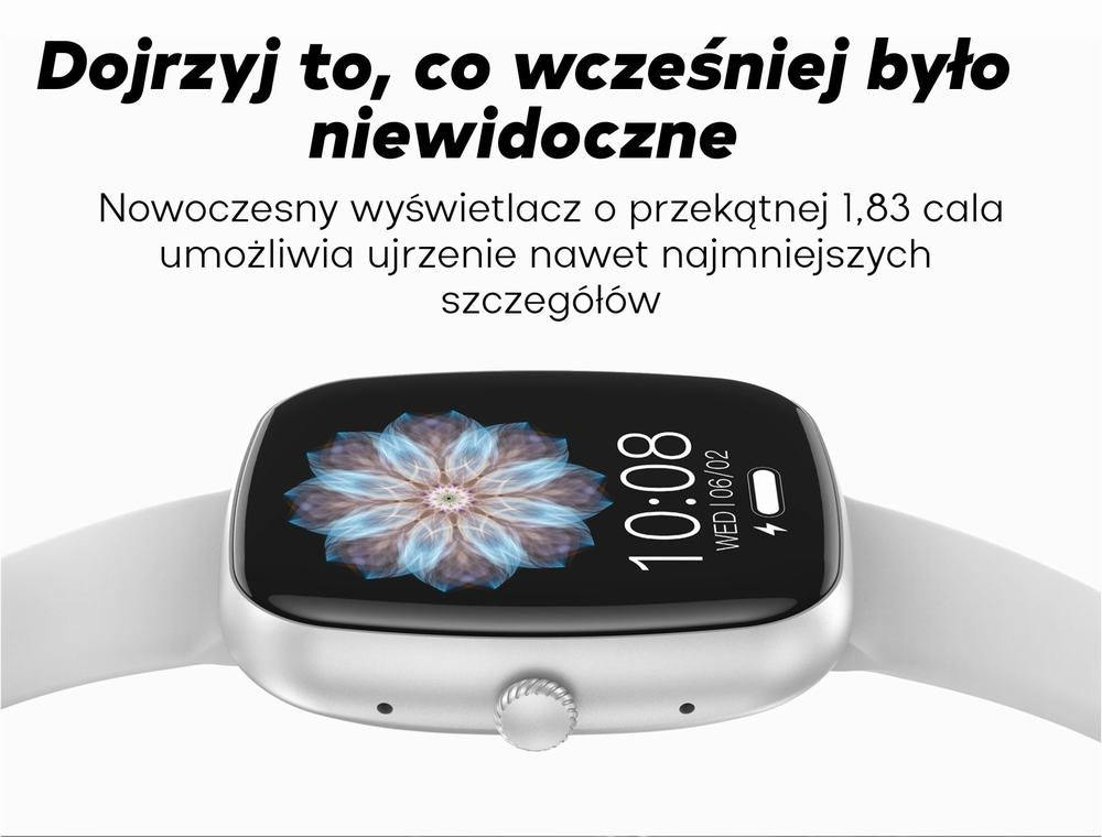 Smartwatch Męski GRAVITY GT18-6 Czarny Pasek Silikonowy + Granatowy Pasek – zdjęcie 3